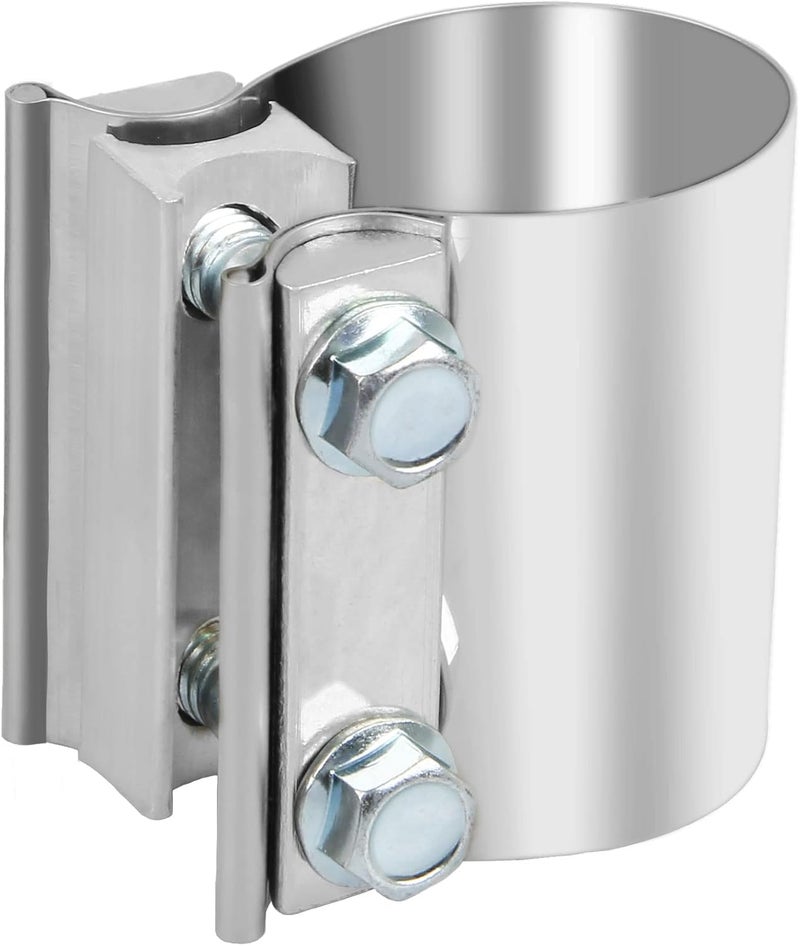 DOCAS 2.0 Inch 2" Butt Joint Exhaust Band Clamp Sleeve Stainless Steel 1 - Image 3